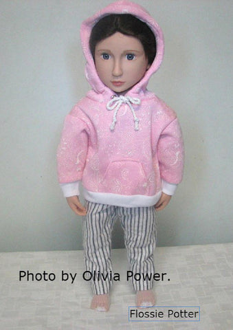 Flossie Potter A Girl For All Time Weekend Wear Hoodie & PJ Pants for AGAT Dolls Pixie Faire