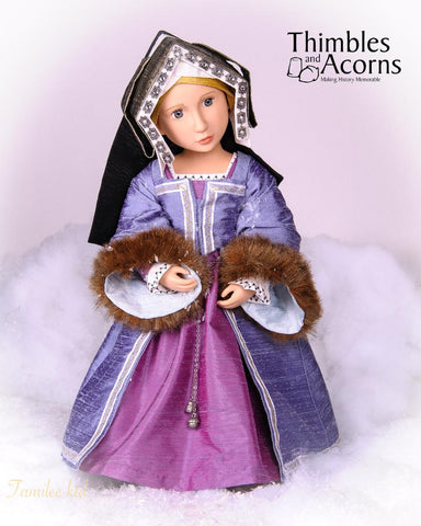 Thimbles and Acorns A Girl For All Time Renaissance Faire Side Laced Kirtle Ensemble for AGAT Dolls Pixie Faire