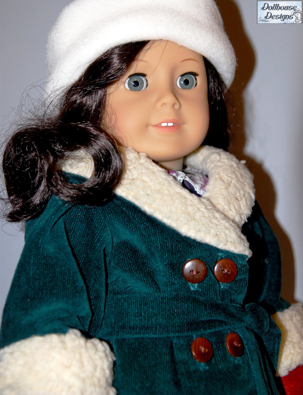 Dollhouse Designs 18 Inch Historical 1930s Coat Set 18" Doll Clothes Pattern Pixie Faire