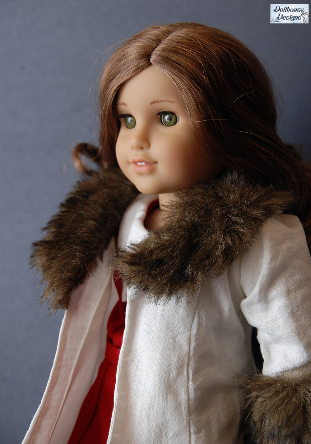 Dollhouse Designs 18 Inch Historical 1930s Coat Set 18" Doll Clothes Pattern Pixie Faire