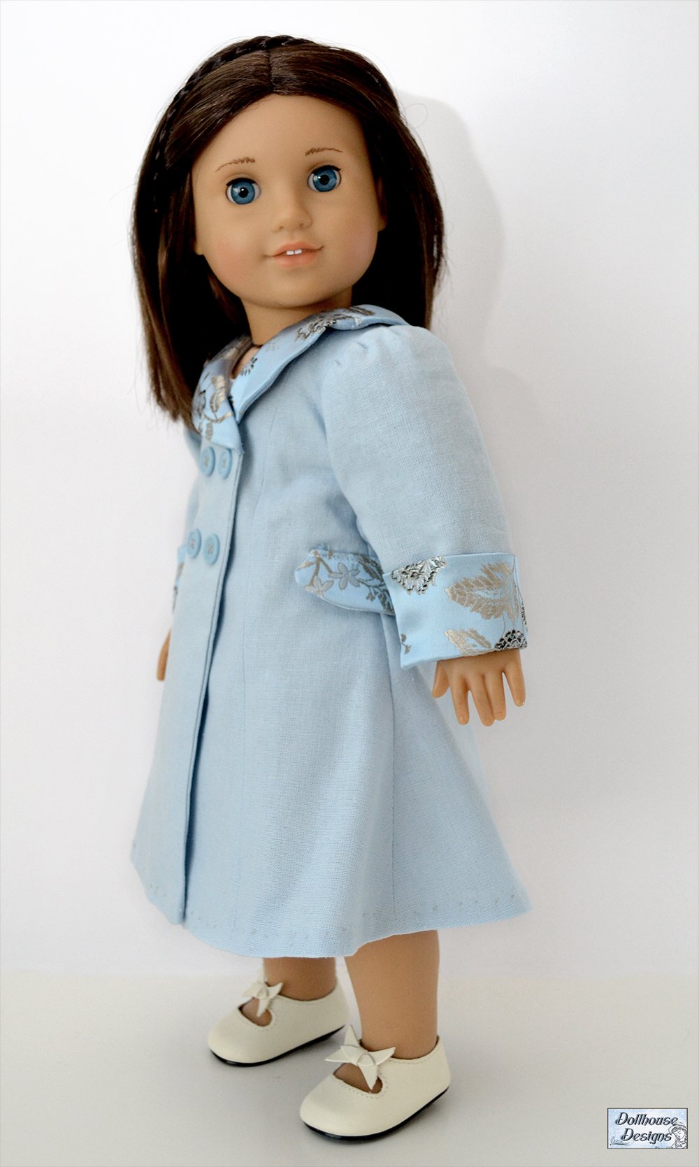 Dollhouse Designs 18 Inch Historical 1930s Coat Set 18" Doll Clothes Pattern Pixie Faire