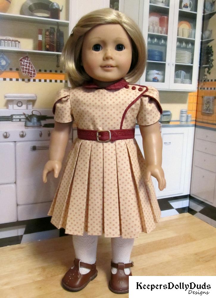 little dolly dresses Keepers Dolly Duds Bodice Details Dress 18 inch Doll Clothes PDF Pattern