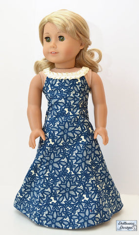 Dollhouse Designs 18 Inch Modern Frost Queen 18" Doll Clothes Pattern Pixie Faire