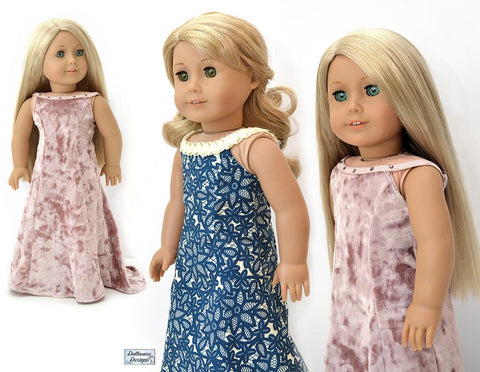 Dollhouse Designs 18 Inch Modern Frost Queen 18" Doll Clothes Pattern Pixie Faire