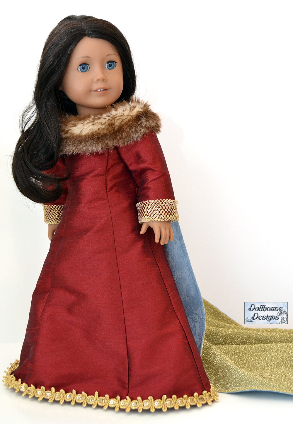 Dollhouse Designs 18 Inch Modern Frost Queen 18" Doll Clothes Pattern Pixie Faire