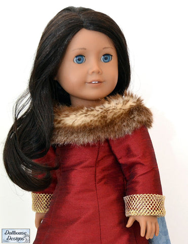 Dollhouse Designs 18 Inch Modern Frost Queen 18" Doll Clothes Pattern Pixie Faire
