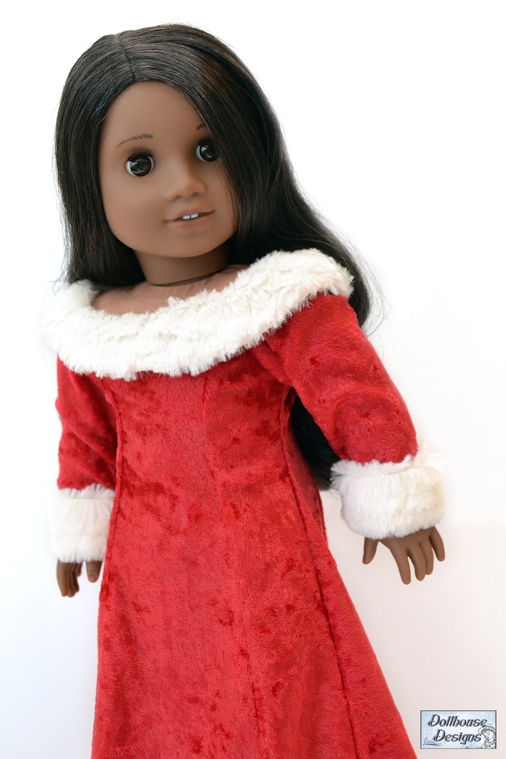 Dollhouse Designs 18 Inch Modern Frost Queen 18" Doll Clothes Pattern Pixie Faire