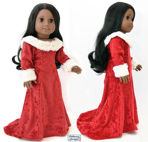 Dollhouse Designs 18 Inch Modern Frost Queen 18" Doll Clothes Pattern Pixie Faire