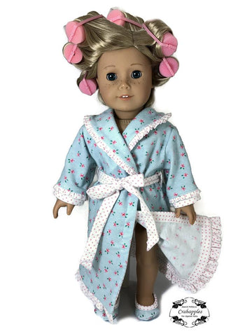 Crabapples 18 Inch Modern Pajama Party Bathrobes 18" Doll Clothes Pattern Pixie Faire