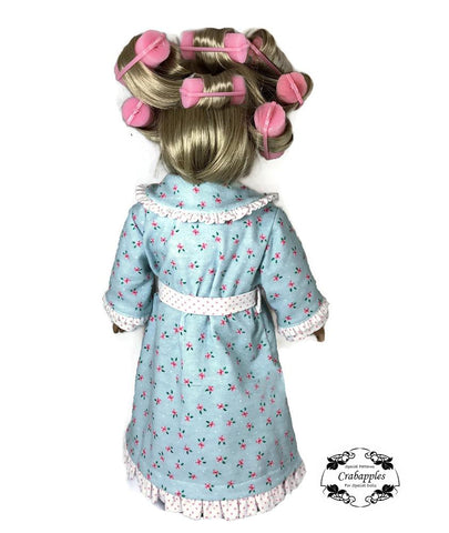 Crabapples 18 Inch Modern Pajama Party Bathrobes 18" Doll Clothes Pattern Pixie Faire