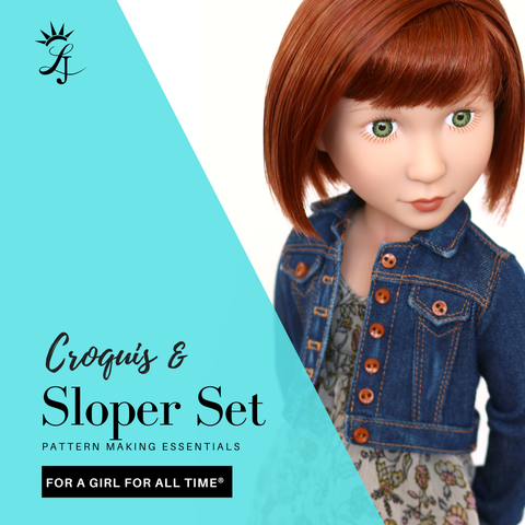 LJ Course Classes Croquis and Sloper Set - A Girl For All Time Pixie Faire