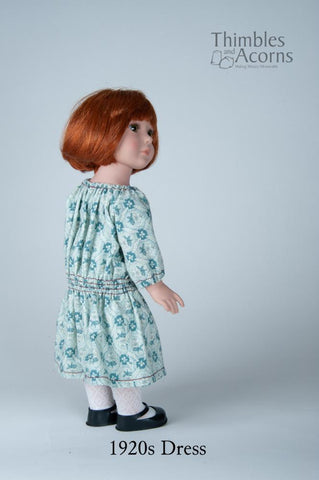 Thimbles and Acorns 18 Inch Historical A Piece of History Dress 18" Doll Clothes Pattern Pixie Faire