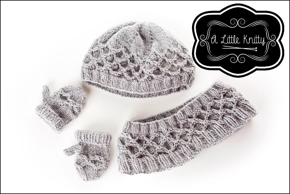 A Little Knitty Knitting A Snowy Walk 18" Doll Knitting Pattern Pixie Faire