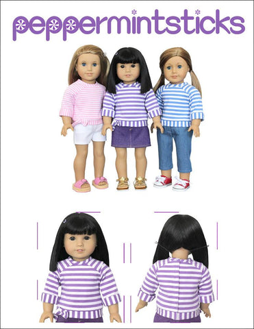 Peppermintsticks 18 Inch Modern All Girls On Deck 18" Doll Clothes Pixie Faire