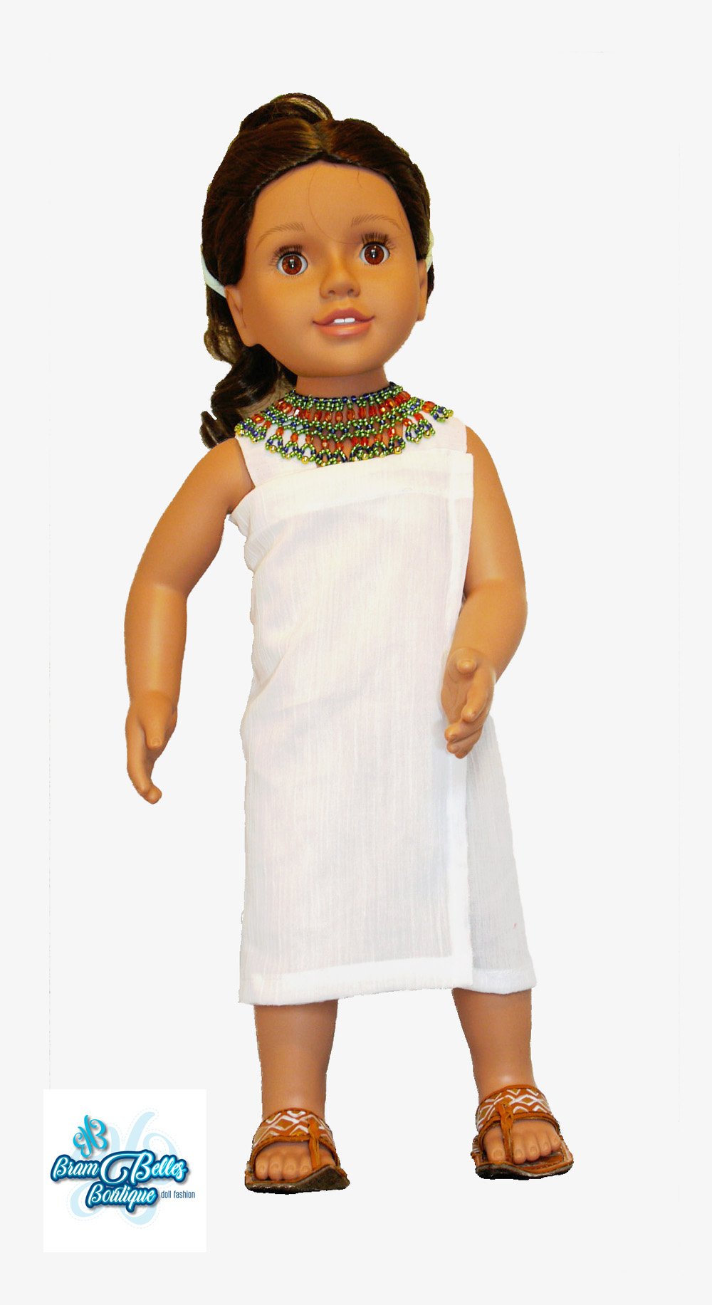 Brambelles boutique Australian Girl Cleopatra's Sandals Doll Shoe Pattern for Australian Girl Dolls Pixie Faire