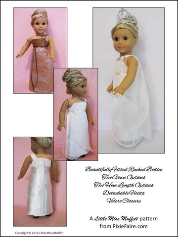 Little Miss Muffett 18 Inch Modern Athena 18" Doll Clothes Pattern Pixie Faire