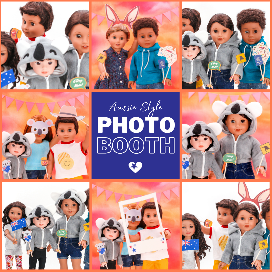 SWC Classes Aussie Photo Booth Props - Sewing With Cinnamon Pixie Faire