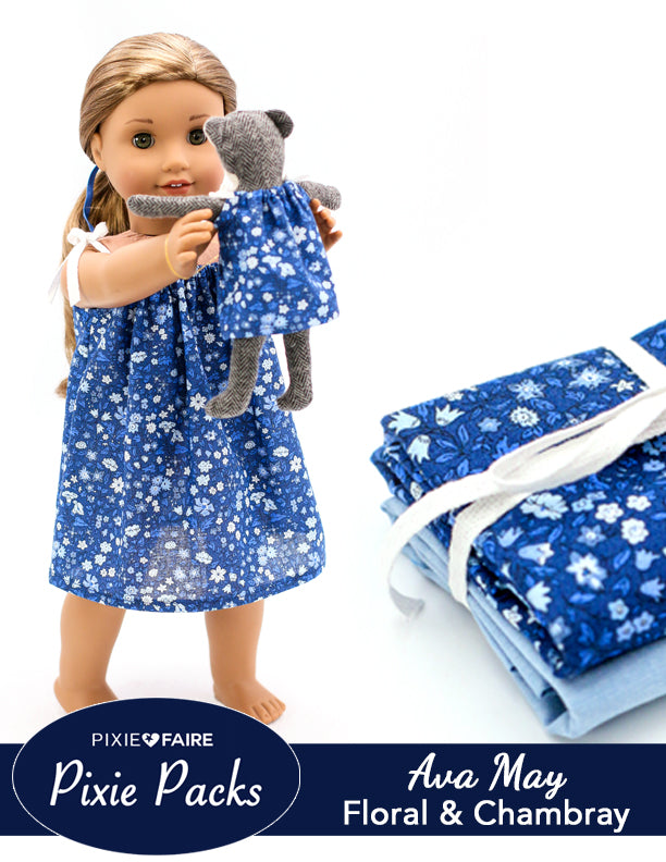 Pixie Faire Pixie Packs Pixie Packs Ava May Floral & Chambray Pixie Faire