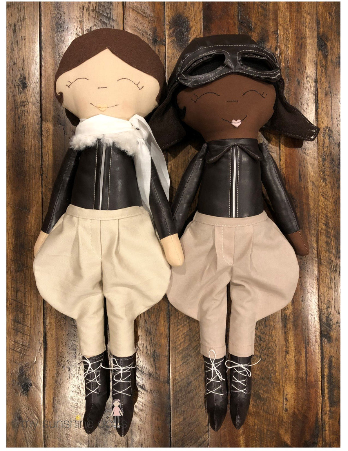 My Sunshine Dolls Cloth doll Aviator Doll 23" Cloth Doll Pattern Pixie Faire