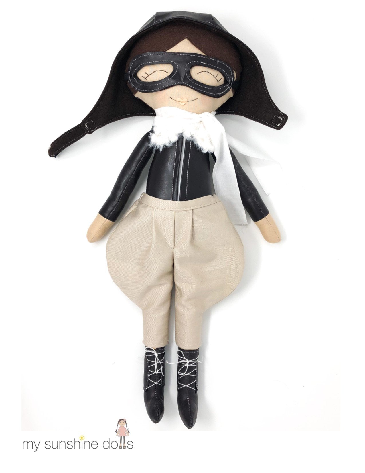 My Sunshine Dolls Cloth doll Aviator Doll 23" Cloth Doll Pattern Pixie Faire