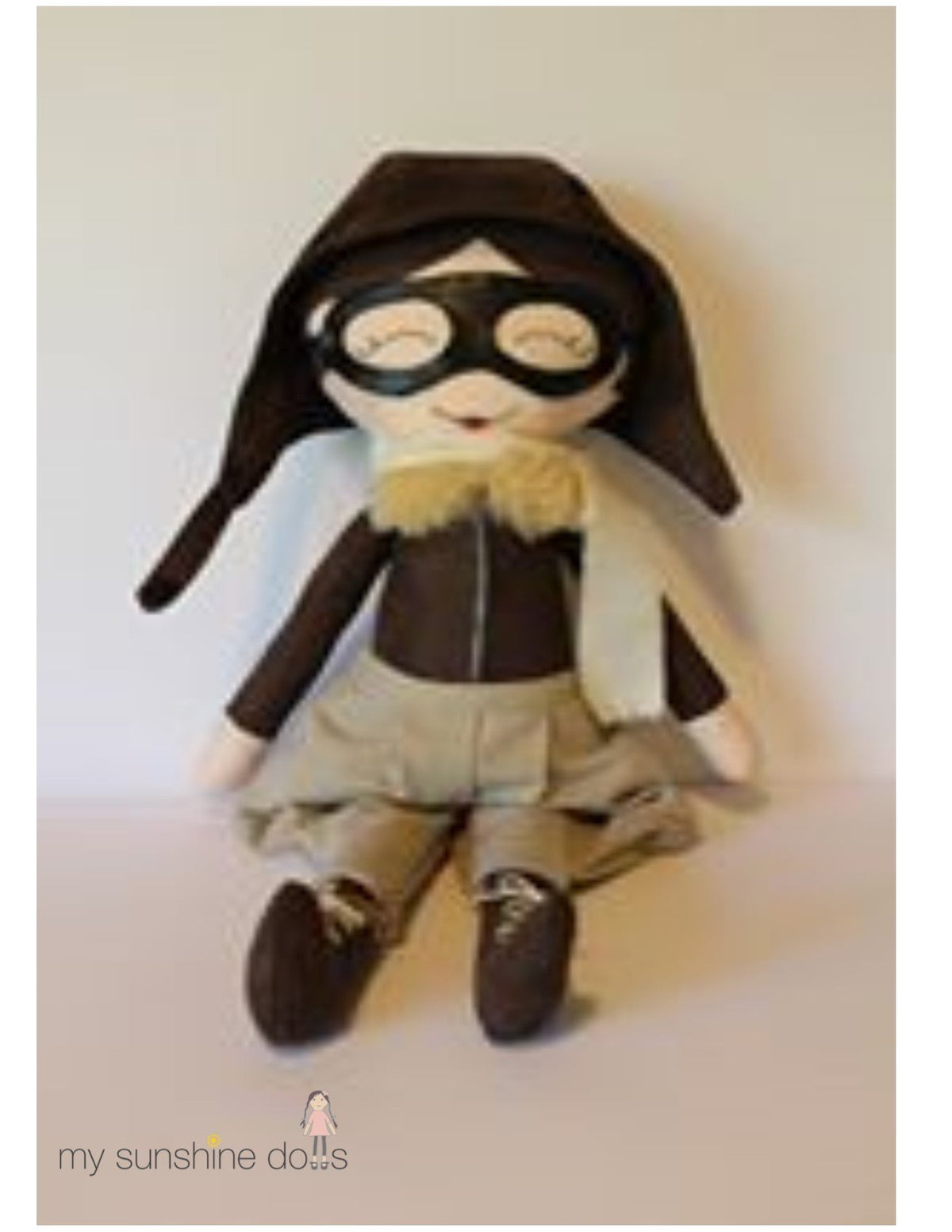 My Sunshine Dolls Cloth doll Aviator Doll 23" Cloth Doll Pattern Pixie Faire