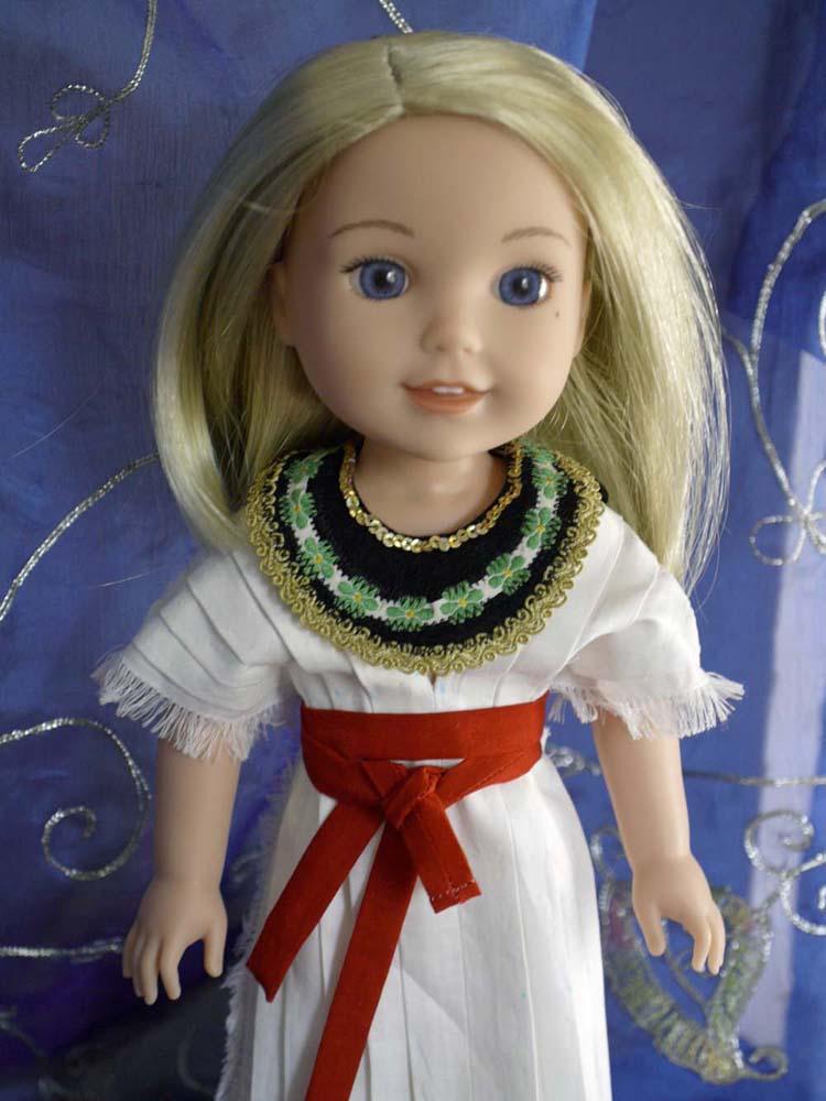 Brambelles boutique WellieWishers Astarte's Raiment 14-14.5" Doll Clothes Pattern Pixie Faire