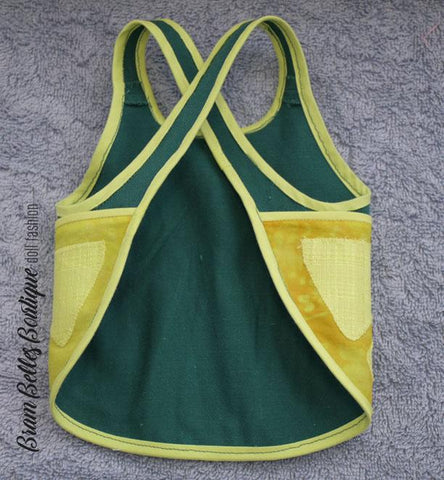 Brambelles boutique 18 Inch Modern Criss Cross Apron 18" Doll Accessories Pixie Faire