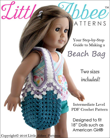 Little Abbee Crochet Beach Bag Crochet Pattern Pixie Faire