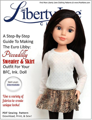 Liberty Jane BFC Ink Piccadilly Sweater & Skirt Bundle  BFC, Ink. Dolls Pixie Faire