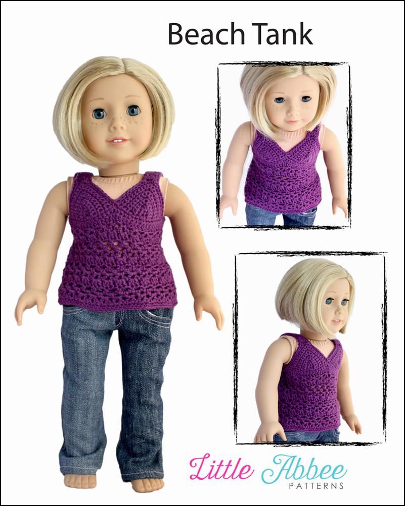 Little Abbee Crochet Beach Tank Crochet Pattern Pixie Faire