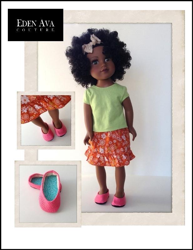 Eden Ava Journey Girl Ballet Flats For Journey Girls Dolls Pixie Faire