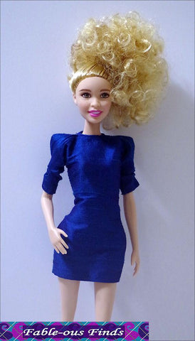 Fable-ous Finds Barbie 80's Chic Sheath Dress and Shades for 11-1/2" Fashion Dolls Pixie Faire