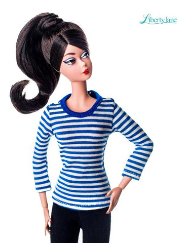 Liberty Jane Barbie T-Shirt Variations Pattern For 11-1/2" Fashion Dolls Pixie Faire