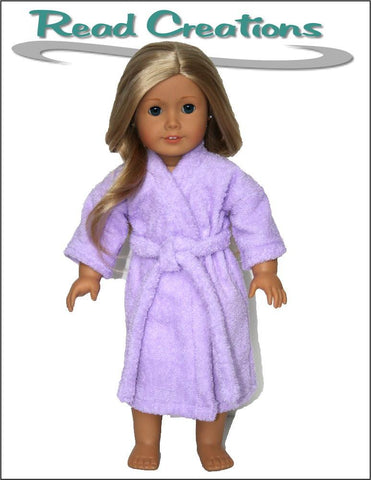 Read Creations 18 Inch Modern Kimono / Bathrobe 18" Doll Clothes Pattern Pixie Faire