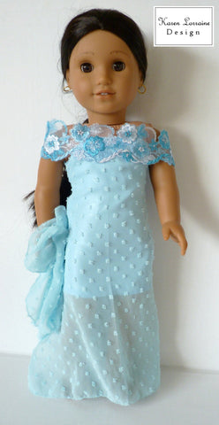 Karen Lorraine Design BOGO 18 Inch Modern Iris 18" Doll Clothes Pattern Pixie Faire