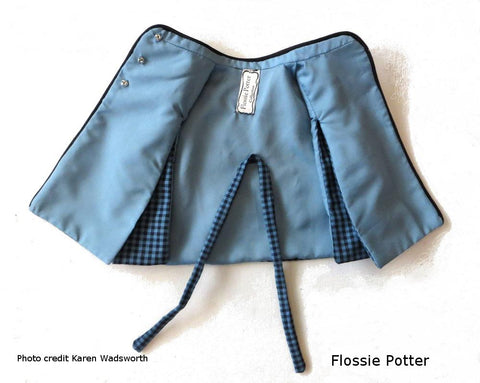 Flossie Potter 18 Inch Modern Belted Cape 18" Doll Clothes Pattern Pixie Faire