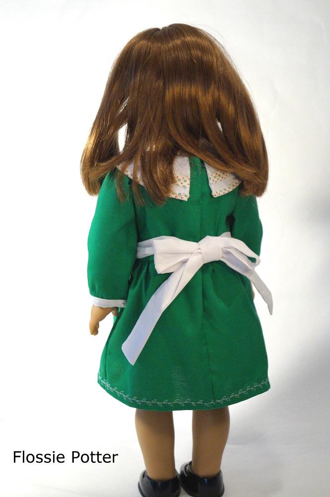 Flossie Potter 18 Inch Historical Bernadette's Dress 18" Doll Clothes Pattern Pixie Faire