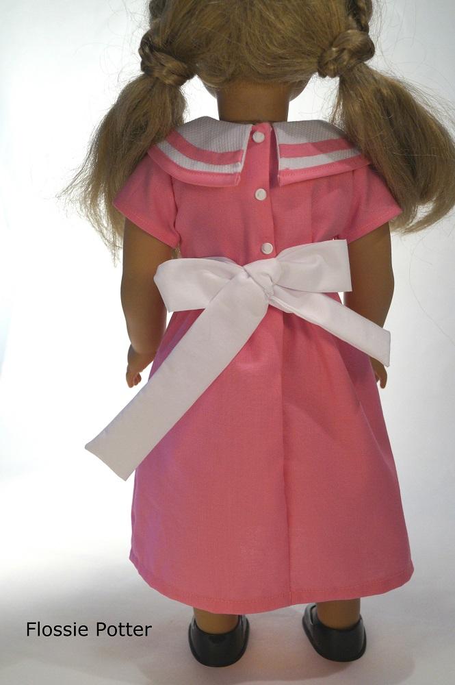 Flossie Potter 18 Inch Historical Bernadette's Dress 18" Doll Clothes Pattern Pixie Faire
