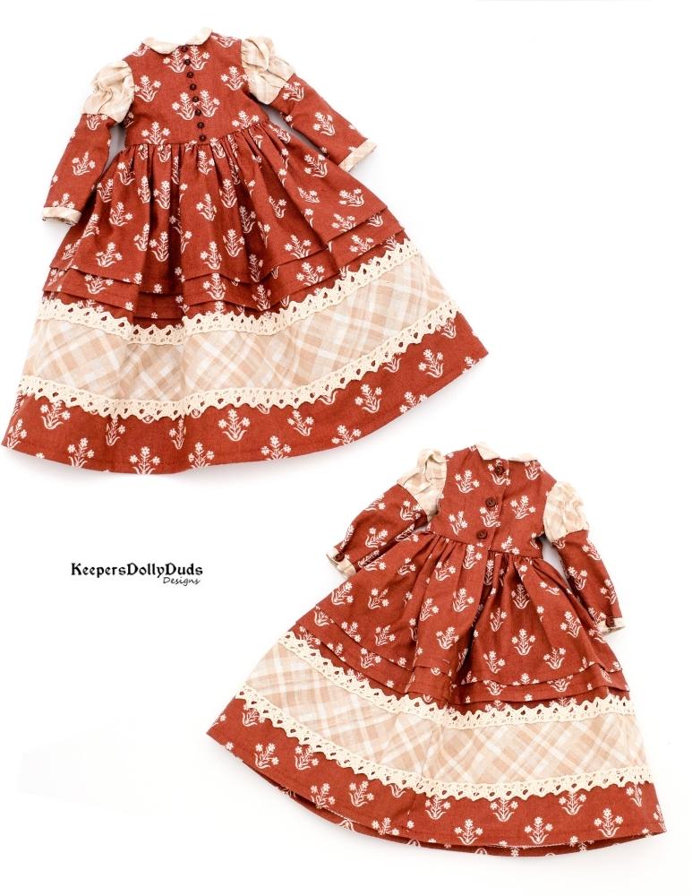 Keepers Dolly Duds Pixie Faire Ruby Red Fashion Friends Beth Pattern For 15" Ruby Red Fashion Friends Dolls Pixie Faire