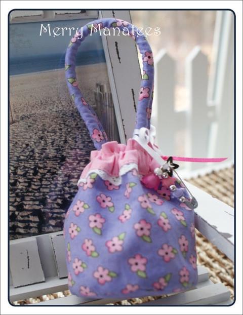 Denim Drawstring Bucket Bag PDF Download Pattern (3 sizes included