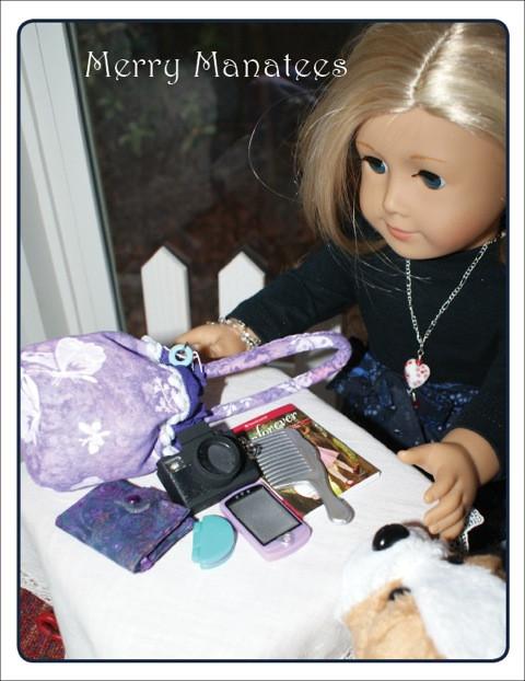 Merry Manatees 18 Inch Modern Bethany Bucket Bag 18" Doll Accessories Pixie Faire
