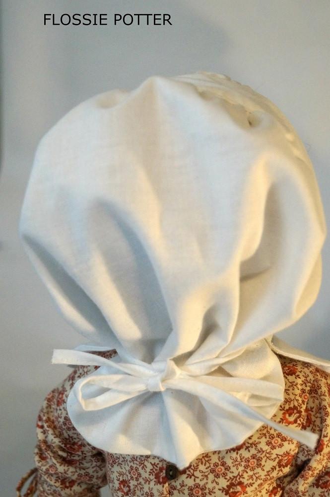 Flossie Potter 18 Inch Historical Betsy Ross Shop Apron & Cap 18" Doll Accessories Pixie Faire