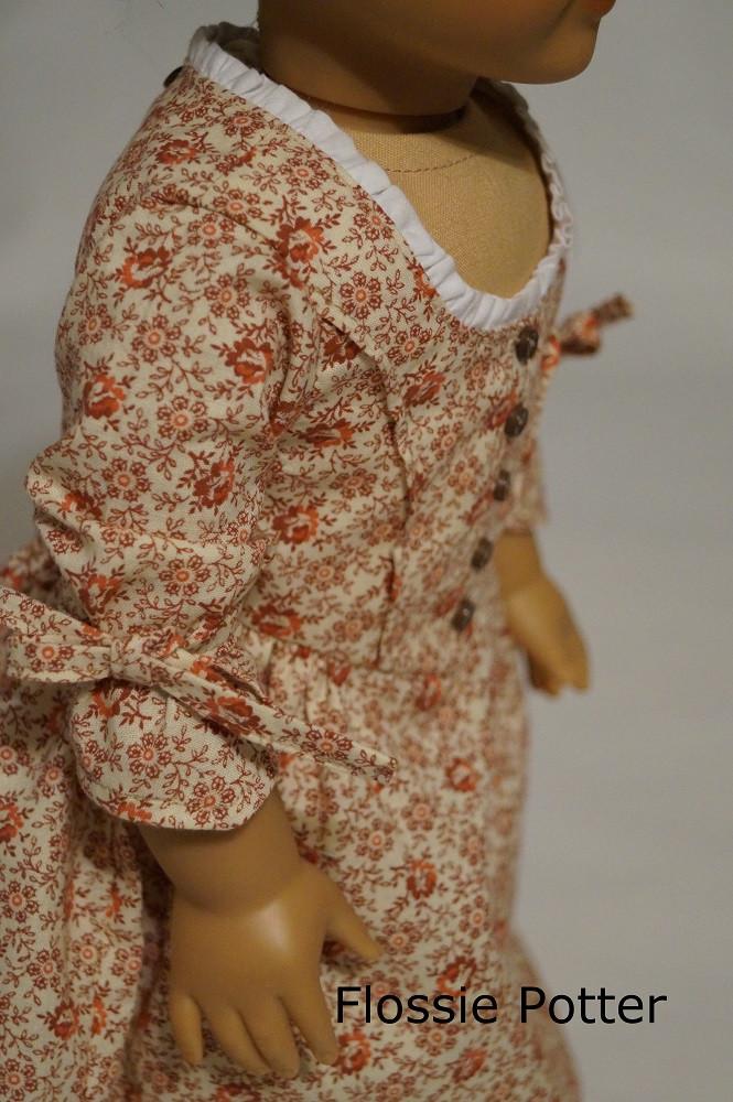 Flossie Potter 18 Inch Historical Betsy Ross Shop Dress 18" Doll Clothes Pixie Faire