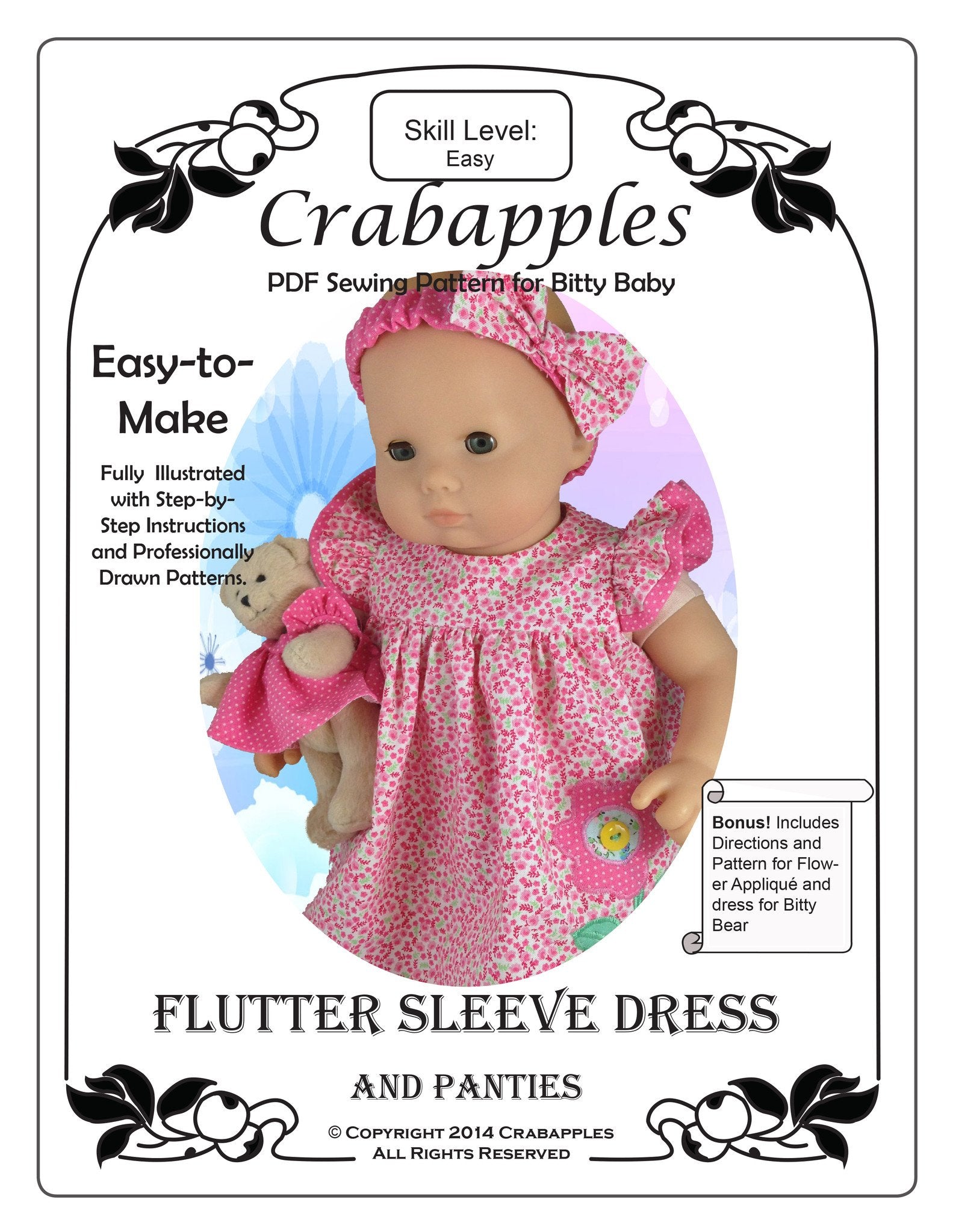 Sewing Patterns for Bitty Baby Doll Clothes — Pin Cut Sew Studio