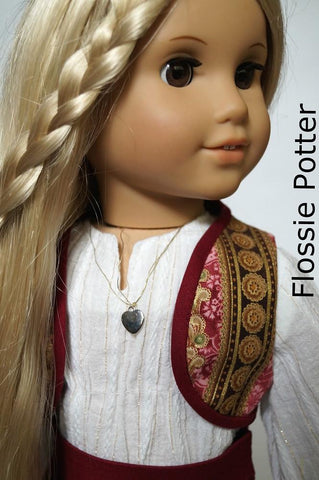 Flossie Potter 18 inch Historical Bolero Vest & Gaucho Skirt 18" Doll Clothes Pixie Faire