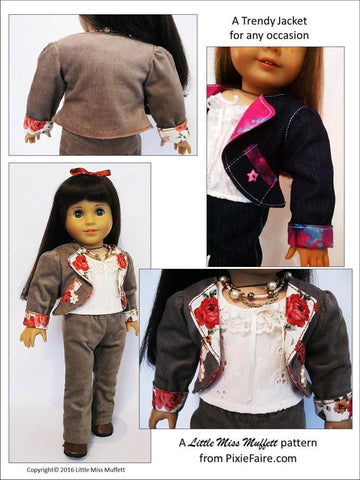 Little Miss Muffett 18 Inch Modern Breezy Dayz 18" Doll Clothes Pixie Faire