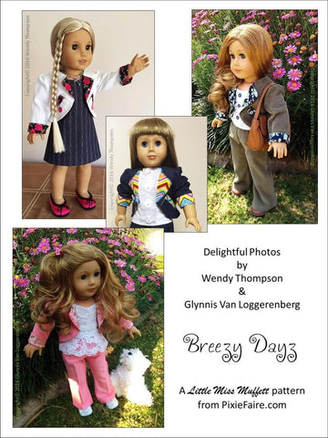Little Miss Muffett 18 Inch Modern Breezy Dayz 18" Doll Clothes Pixie Faire