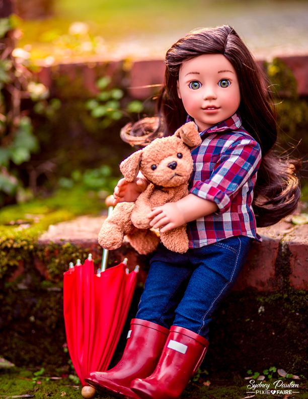 Liberty Jane 18 Inch Modern Button Up Shirt Bundle for Girls and Boys 18" Doll Clothes Pattern Pixie Faire