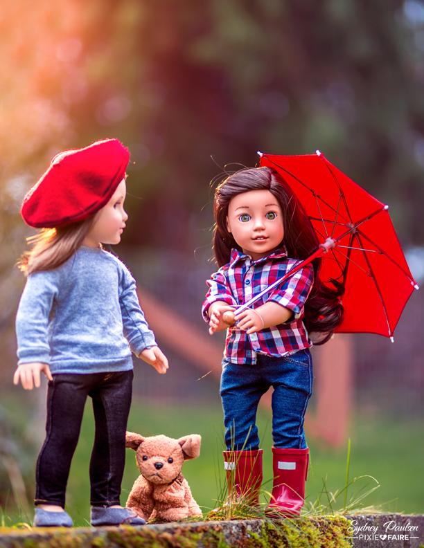Liberty Jane 18 Inch Modern Button Up Shirt Bundle for Girls and Boys 18" Doll Clothes Pattern Pixie Faire