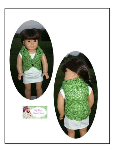 Mon Petite Cherie Couture Crochet Cir-Collar Vest Crochet Pattern Pixie Faire